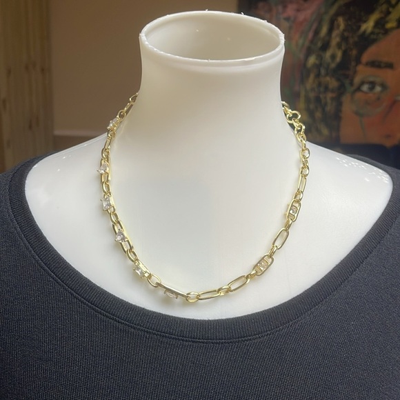 Kendra Scott Blair Statement Gold-tone Multi-Strand Necklace  NWOT Kendra Scott Blair Gold tone necklace